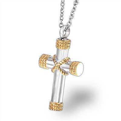 Salib Memorial Ashes Urn Pendant Necklace