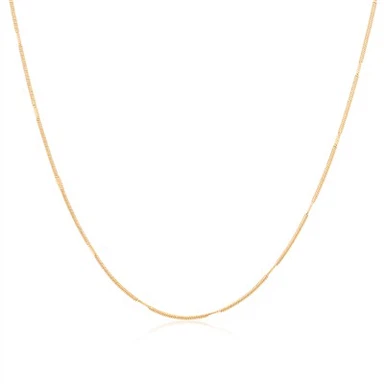 Necklace tond tal-katina tas-serp intaljat