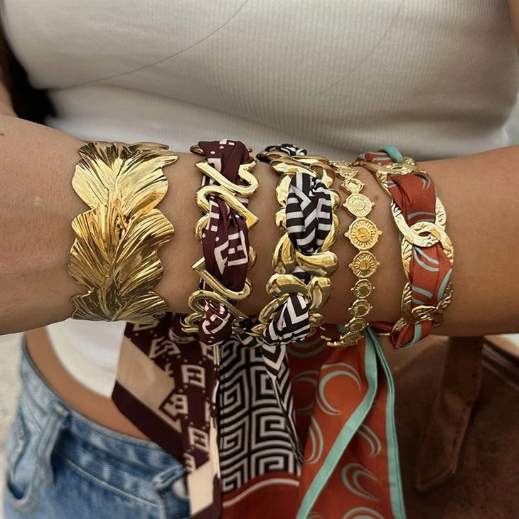 Scarf Wrap Cuff Bangle factory